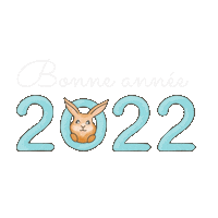 New Year Bunny Sticker by Rabbits World