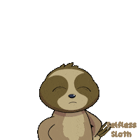 Sloth Facepalm Sticker by VeeFriends