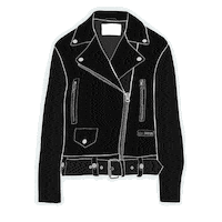 Fashion Leatherjacket Sticker