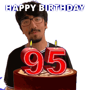 95Th Birthday Sticker