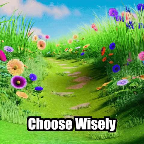 Wisdom Choose Wisely GIF by Guinea Gambino