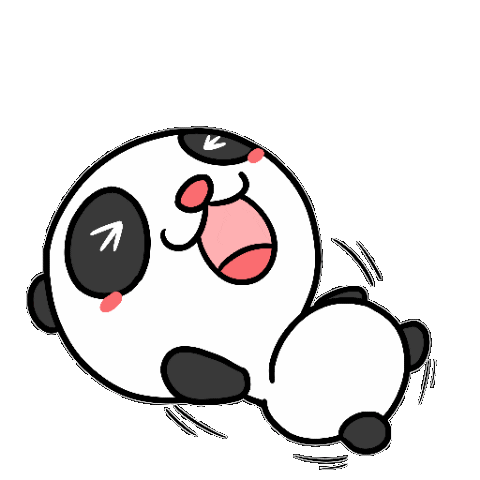 Happy Panda Sticker