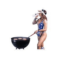 Grilling 4Th Of July Sticker by ATH Sport