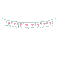 Corazon Banderines Sticker