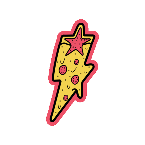 Art Pizza Sticker by Supervek
