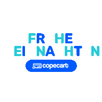 Frohe Weihnachten Sticker by CopeCart