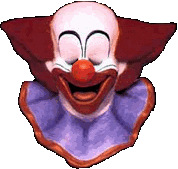 creepy clown STICKER