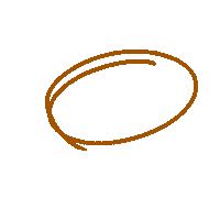 esoes_design new post orange circle Sticker