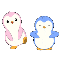 Happy Celebration Sticker by Pudgy Penguins