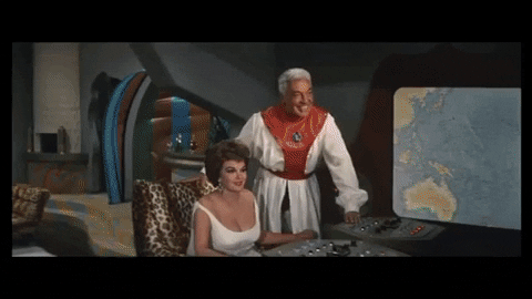 SpookyFlicks giphygifmaker japan cesar romero latitude zero GIF