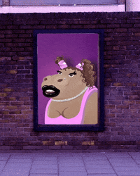lilhipponft side eye ewww boujee boujie GIF