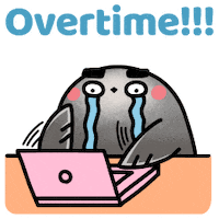 Sad Work Sticker by CGTN V-Studio