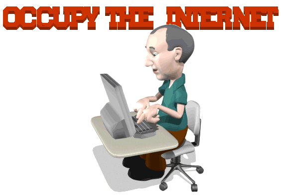 internet occupy STICKER