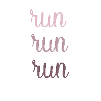Run Running Sticker