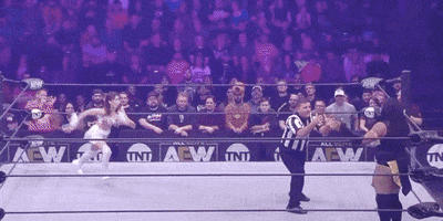 Aew On Tnt Wrestling Match GIF by All Elite Wrestling on TNT