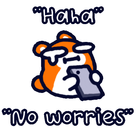 Answer Me No Worries Sticker