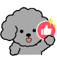 Poodle 讚 Sticker