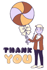 ThankViews halloween thank you thanks gift Sticker