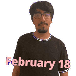 February 18Th Sticker