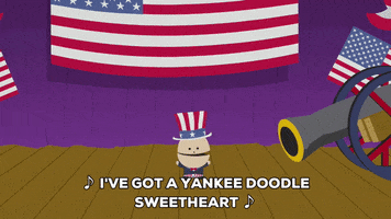 yankee doodle dandy singing GIF by South Park 