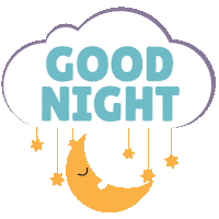 Good Night Sticker