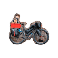 Bike Adventure Sticker by Geosmina