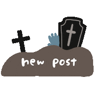 Halloween New Post Sticker