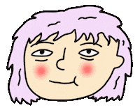 Face Blinking Sticker by pey chi
