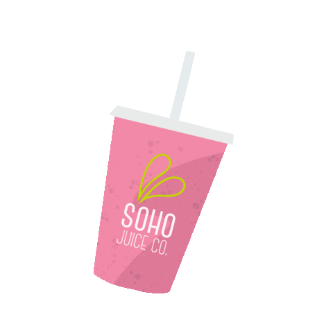 sohojuicecompany giphyupload pink smoothie pitaya Sticker