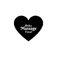 Baby Massage Time Sticker by Nurture Nook