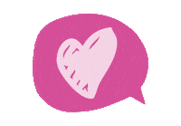 Heart Pink Sticker by AnnetteWerkt