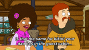 greatnorthfox animation bikini animation domination the great north GIF