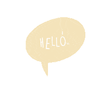 vonallabor hello yellow greetings magyar Sticker