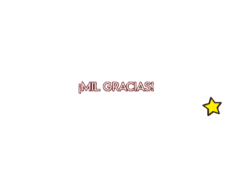 Thanks Gracias Sticker by Pingüina Lectora;