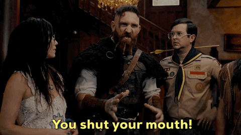 Shut Your Mouth GIF by CBS