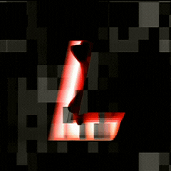 Glitch Alphabet GIF