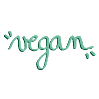 leavesandcloudsshop green vegan lc vert Sticker