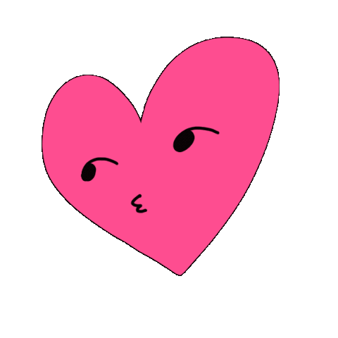 Artsysquiddles giphyupload love heart mwah Sticker