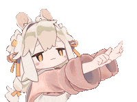 Look Pointing Sticker