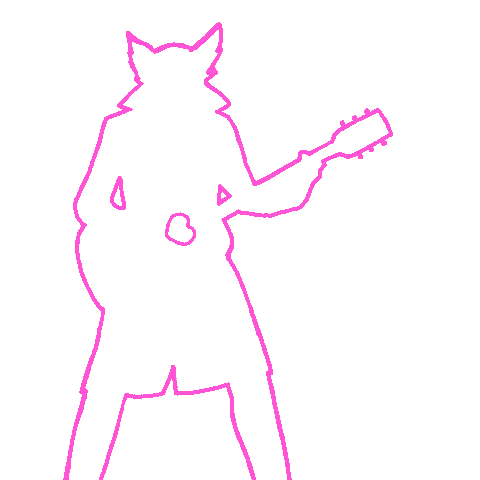 Rose Guitar Sticker by Matthieu Chedid M