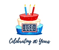 Air Force Army Sticker by USO