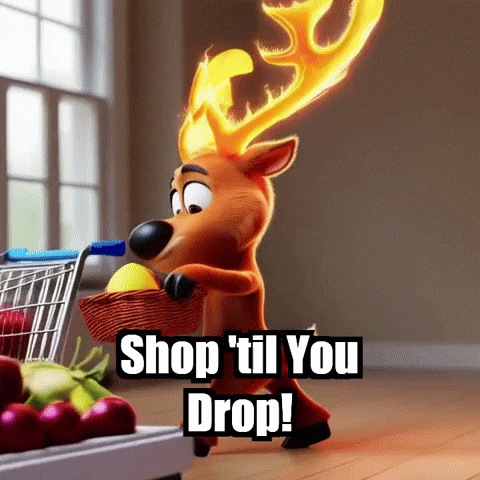Shop Til You Drop Grocery GIF by elkijahspark
