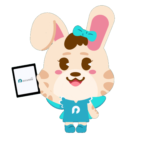 Rabbit Deer Sticker by Accurate Indonesia