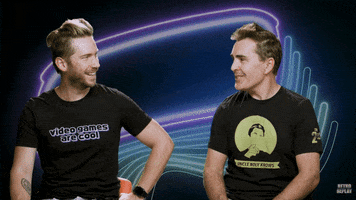 RETROREPLAY laugh vr virtual reality nolan north GIF