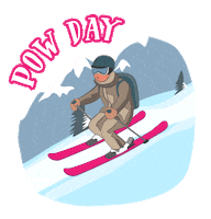 Snow Ski Sticker by nwpd