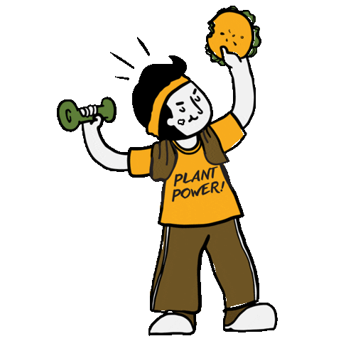 Plant Based Sport Sticker by Burgreens