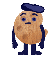 biakosta confused artist thinking idk Sticker