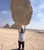 Rock Guy GIF