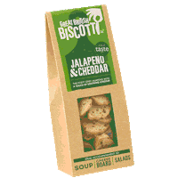 Jalapeno And Cheddar Biscotti Sticker by Great British Biscotti Company