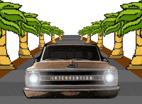 Truck Driving Sticker by C10 Intervention